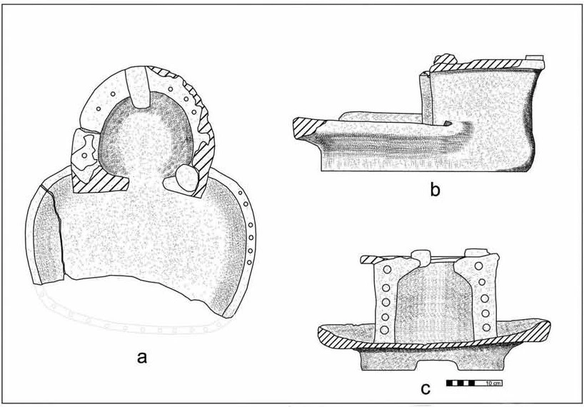 Roman Period Ceramic #2075 technical drawing
