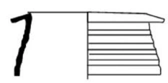 Roman Period Ceramic #2211 technical drawing