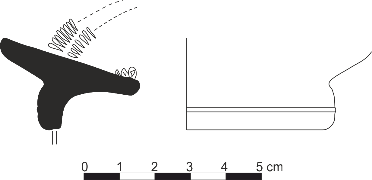 Classical Period Ceramic #2878 technical drawing