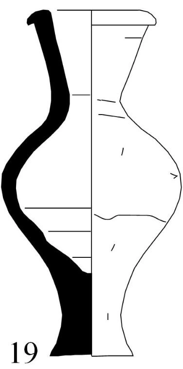 Hellenistic Period Ceramic #2335 technical drawing