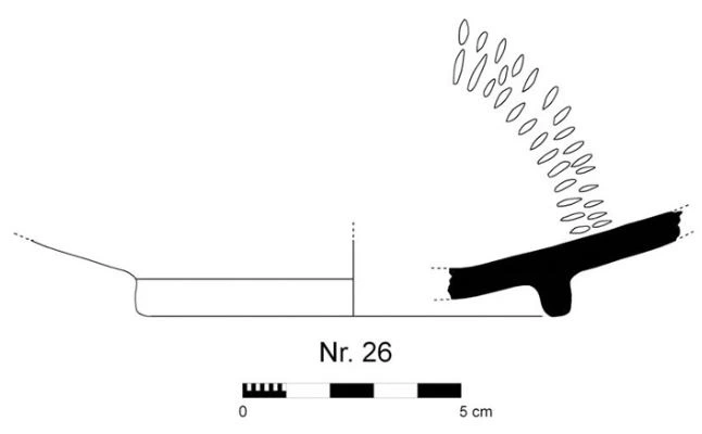 Hellenistic Period Ceramic #2197 technical drawing