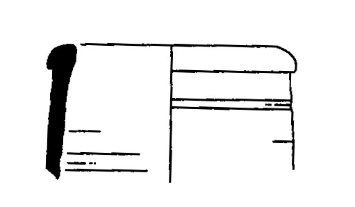 Roman Period Ceramic #1948 technical drawing