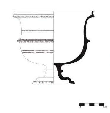 Roman Period Ceramic #917 technical drawing