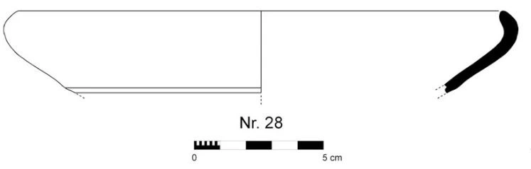 Hellenistic Period Ceramic #2199 technical drawing
