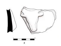 Neolithic Age Ceramic #1797 technical drawing