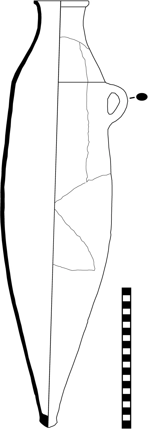 Classical Period Ceramic #2477 technical drawing