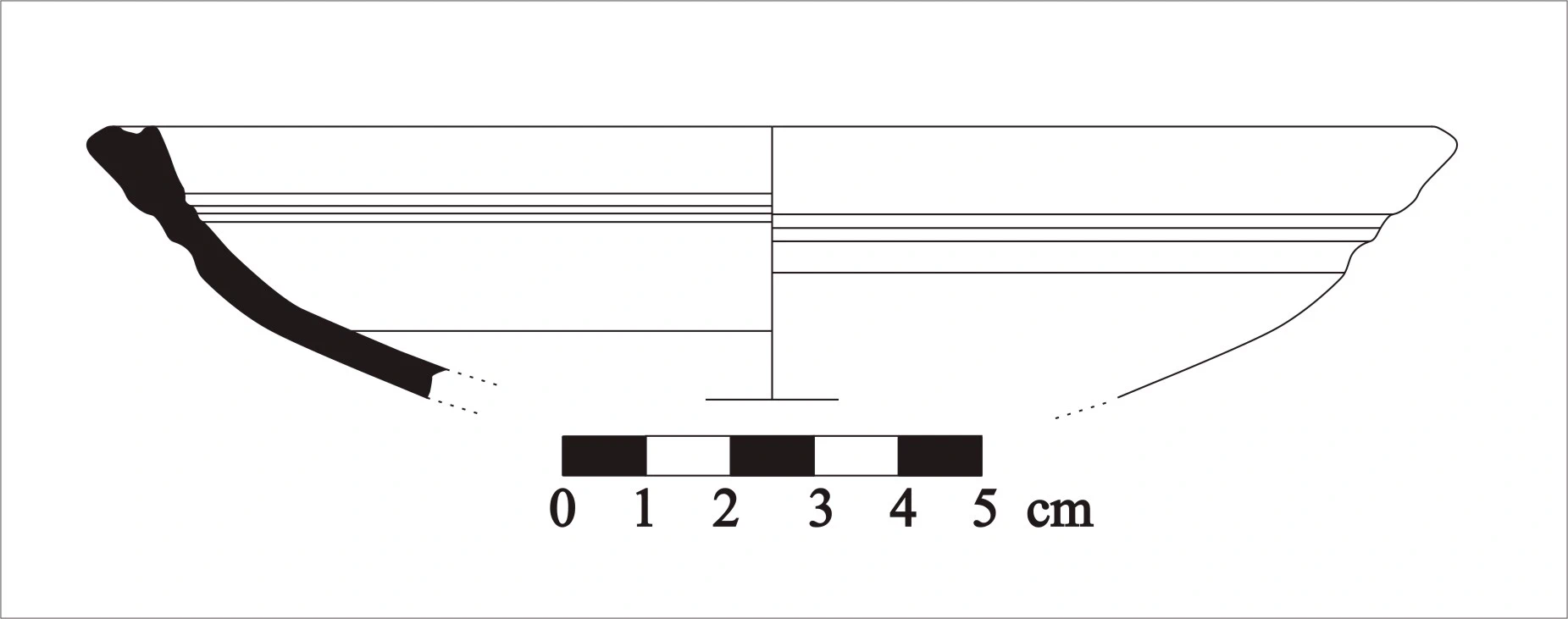 Roman Period Ceramic #786 technical drawing