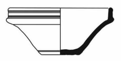 Roman Period Ceramic #904 technical drawing