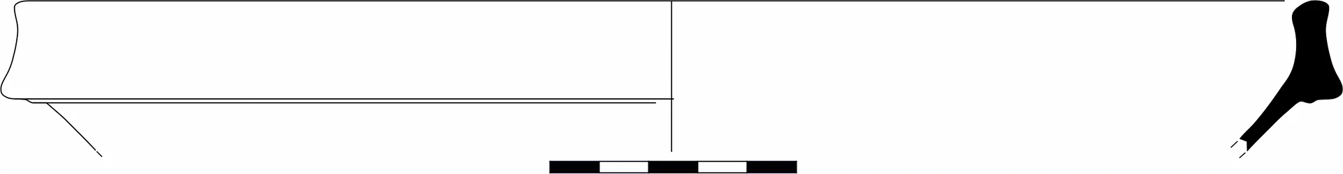 Roman Period Ceramic #1567 technical drawing