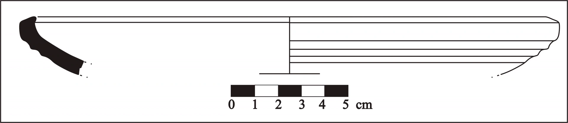 Roman Period Ceramic #616 technical drawing