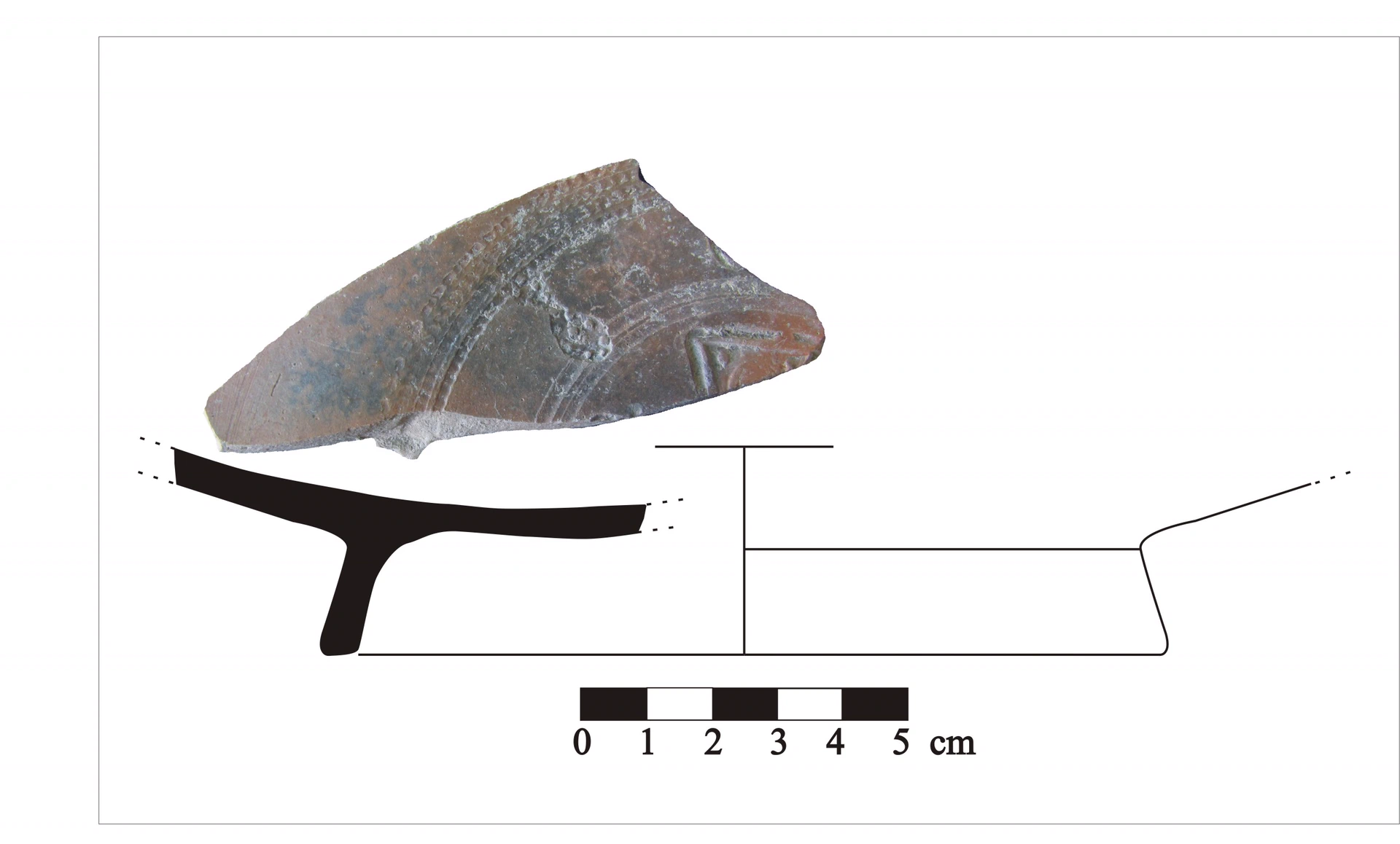 Roman Period Ceramic #626 technical drawing