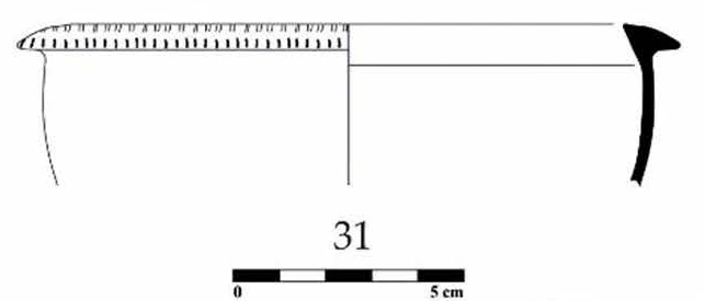 Roman Period Ceramic #950 technical drawing