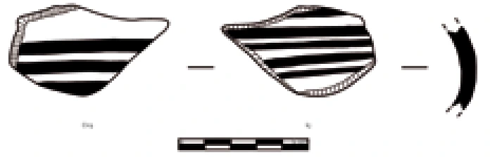 Chalcolithic Age Ceramic #996 technical drawing