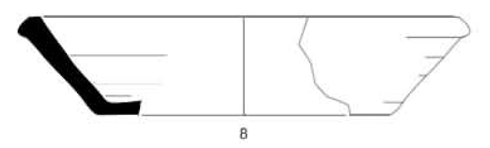 Roman Period Ceramic #1978 technical drawing