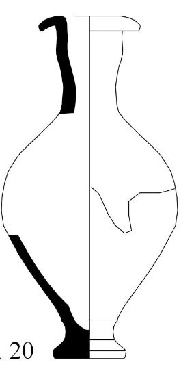 Hellenistic Period Ceramic #2336 technical drawing