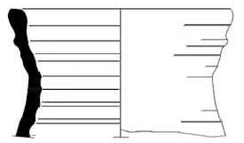 Roman Period Ceramic #2028 technical drawing
