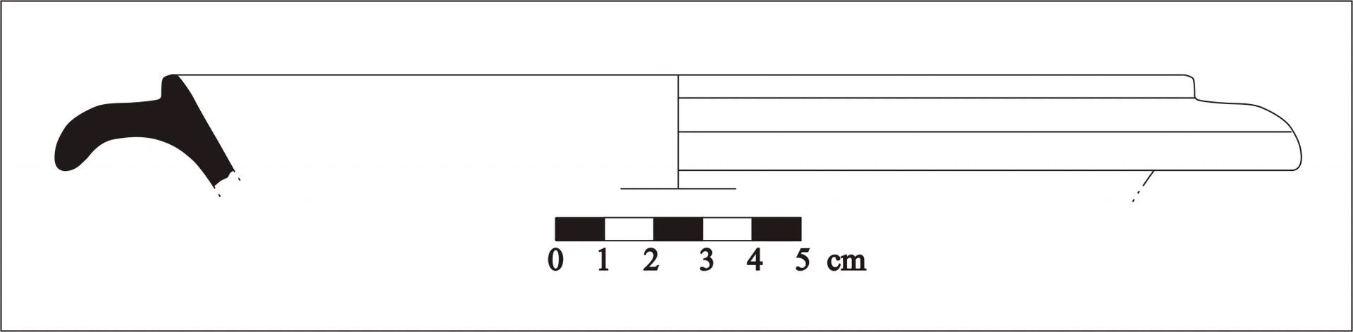 Roman Period Ceramic #725 technical drawing