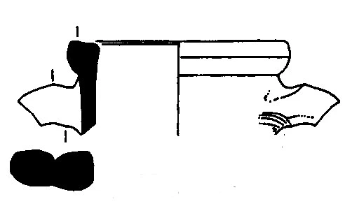 Roman Period Ceramic #1919 technical drawing