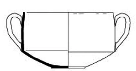 Roman Period Ceramic #2347 technical drawing