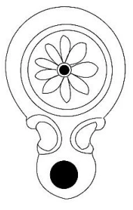 Roman Period Ceramic #1626 technical drawing