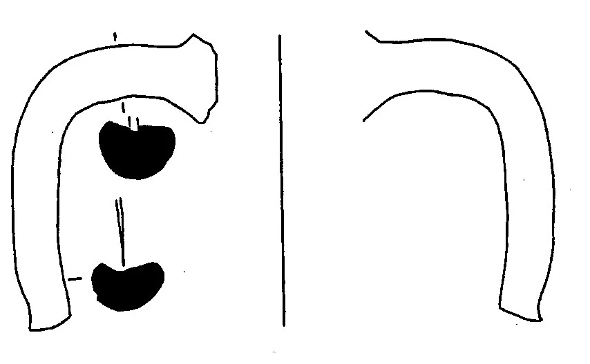 Roman Period Ceramic #1943 technical drawing