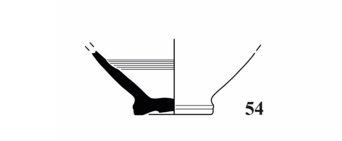 Roman Period Ceramic #2804 technical drawing