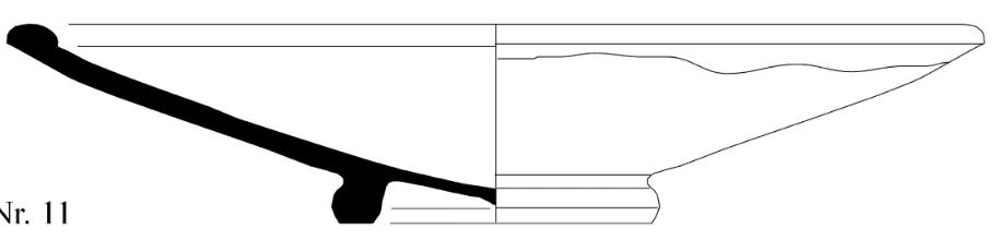 Hellenistic Period Ceramic #2327 technical drawing
