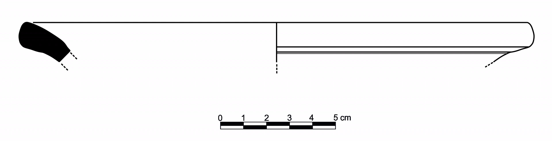 Roman Period Ceramic #2385 technical drawing