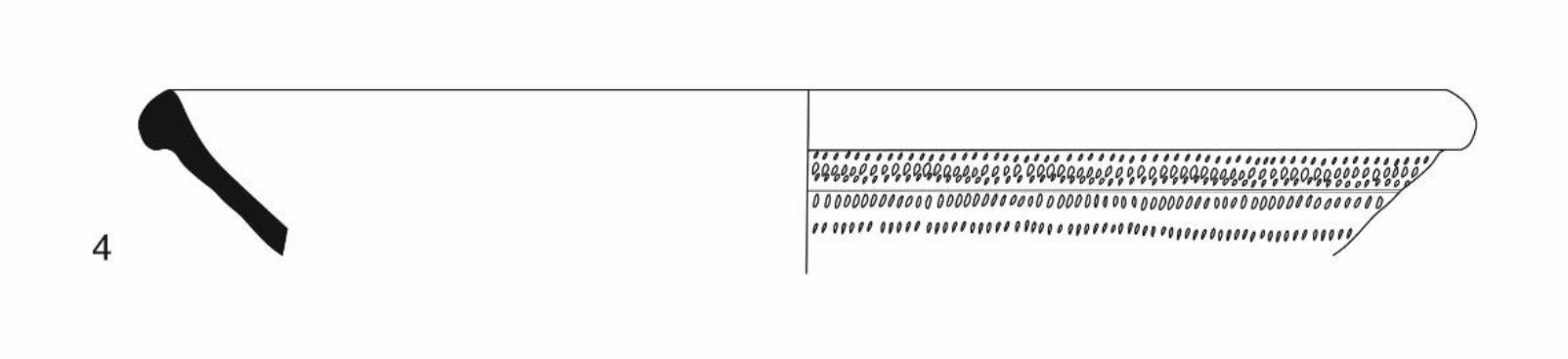 Roman Period Ceramic #2860 technical drawing