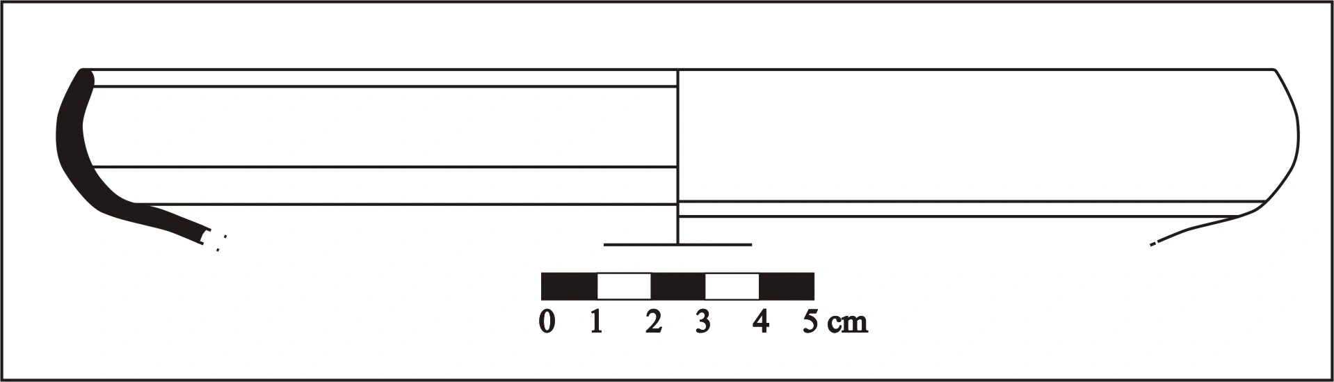 Roman Period Ceramic #711 technical drawing