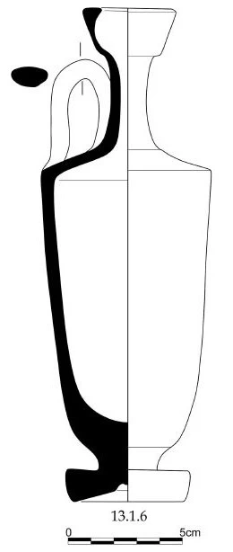 Classical Period Ceramic #2208 technical drawing