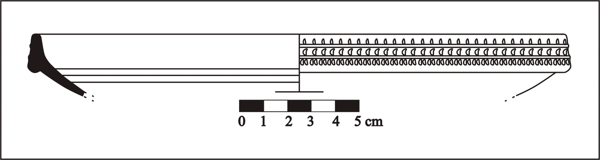 Roman Period Ceramic #784 technical drawing