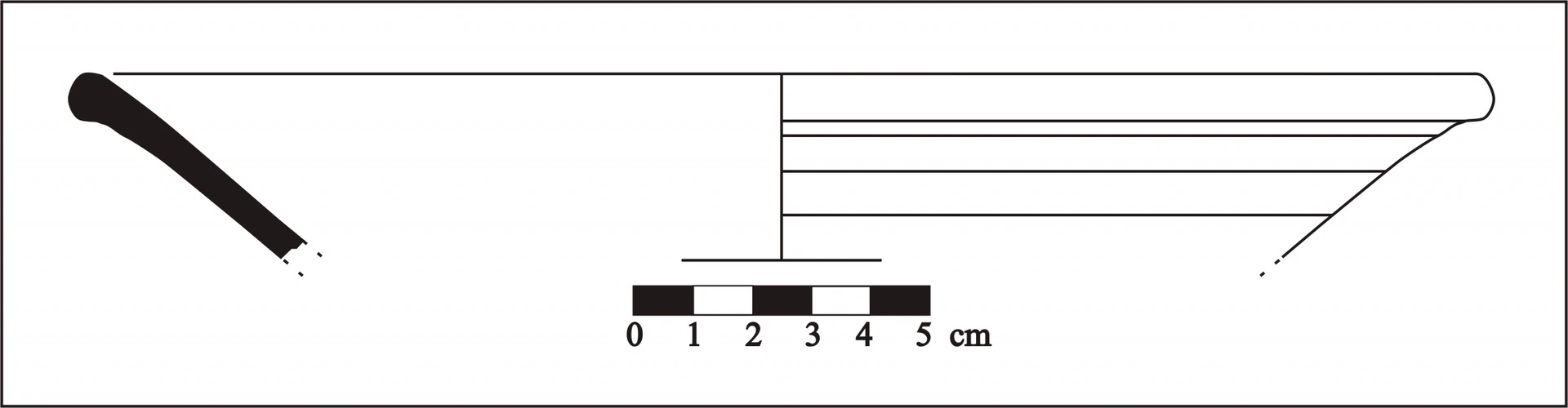 Roman Period Ceramic #691 technical drawing