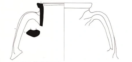 Roman Period Ceramic #1750 technical drawing