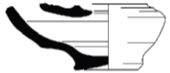 Hellenistic Period Ceramic #2063 technical drawing