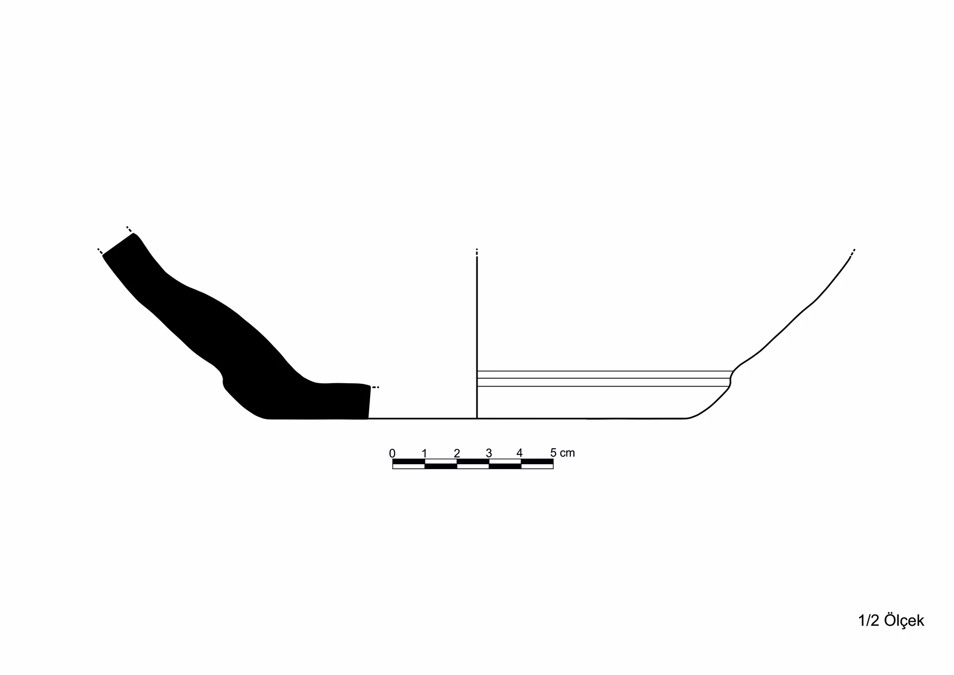 Roman Period Ceramic #2176 technical drawing