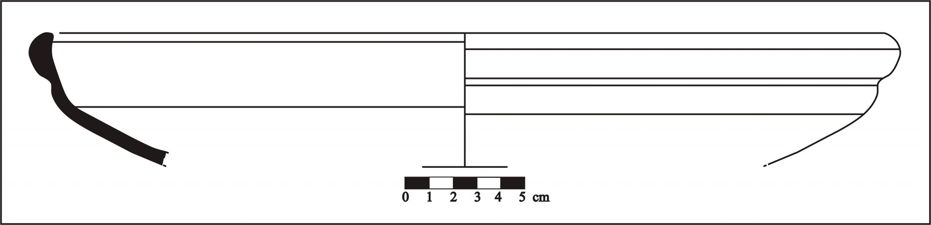 Roman Period Ceramic #615 technical drawing