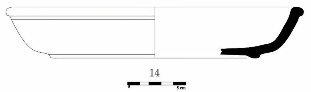 Roman Period Ceramic #933 technical drawing