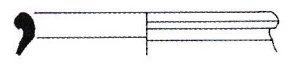 Roman Period Ceramic #1700 technical drawing