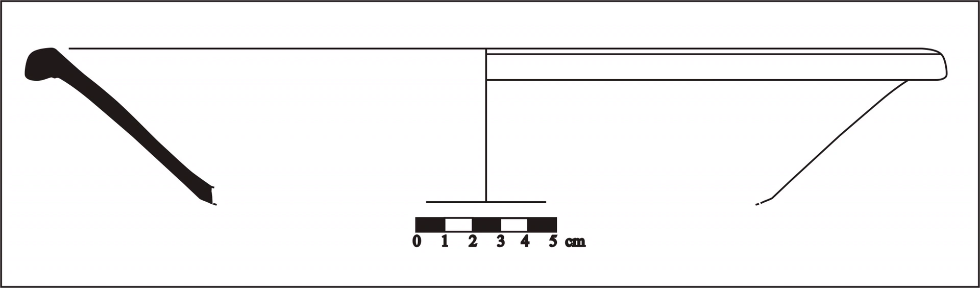 Roman Period Ceramic #657 technical drawing