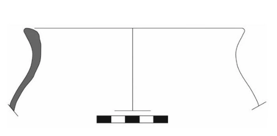 Roman Period Ceramic #2674 technical drawing