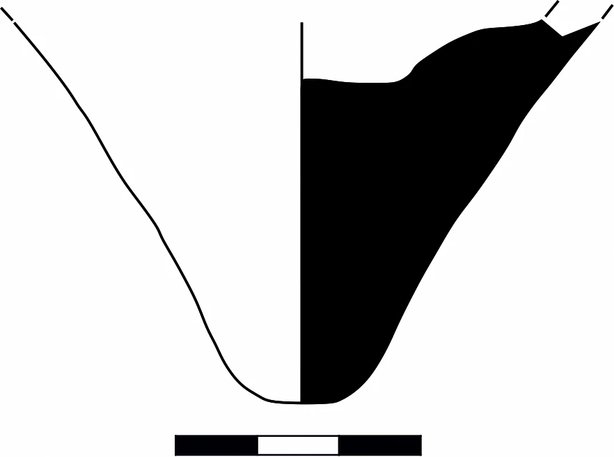 Roman Period Ceramic #1594 technical drawing
