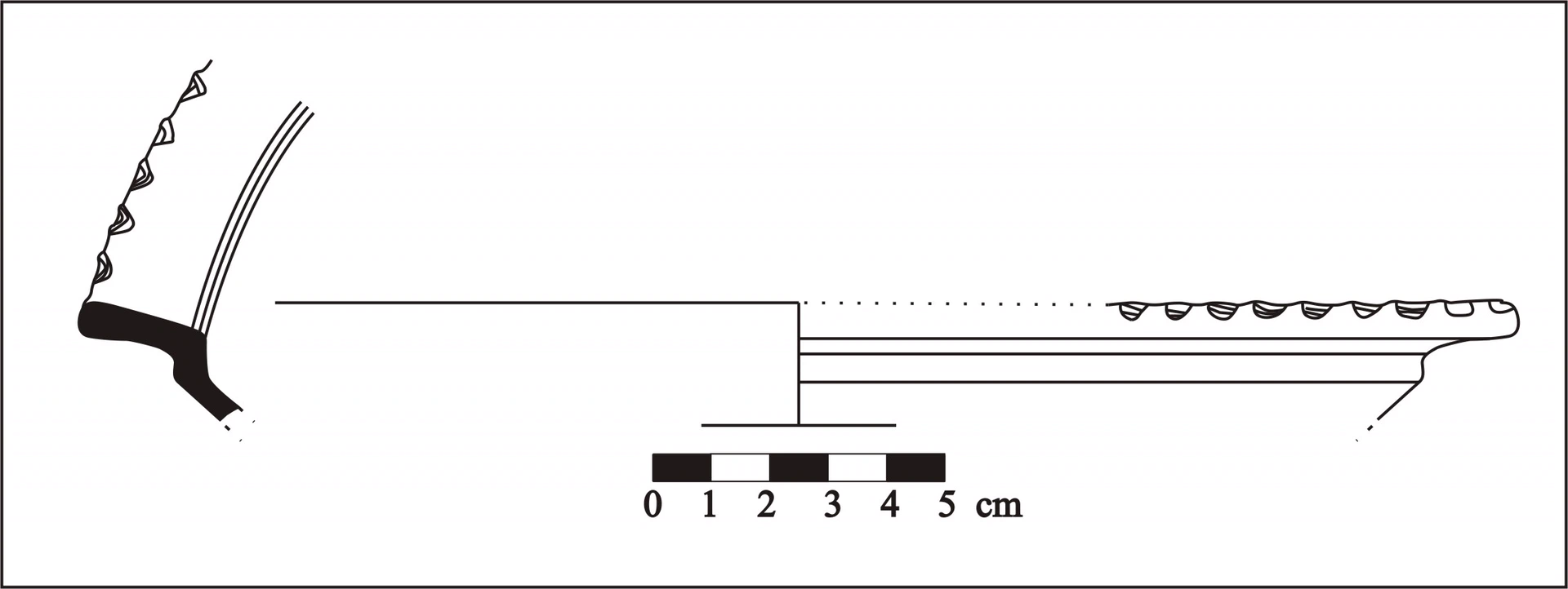 Roman Period Ceramic #777 technical drawing