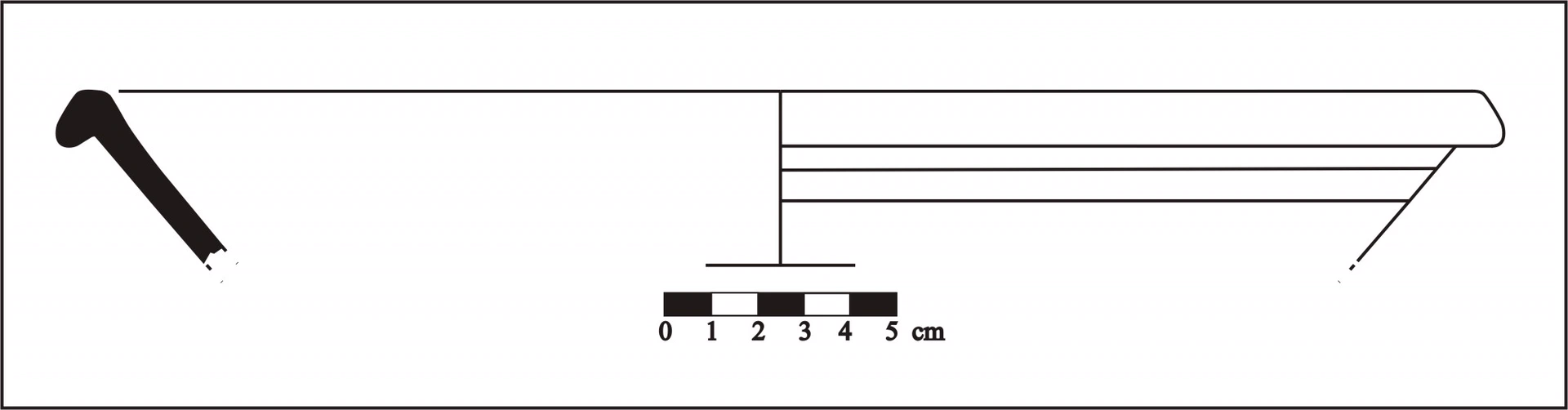 Roman Period Ceramic #665 technical drawing