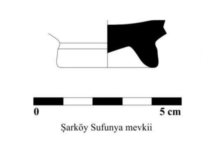 Roma Dönemi Seramiği #2642 teknik çizimi