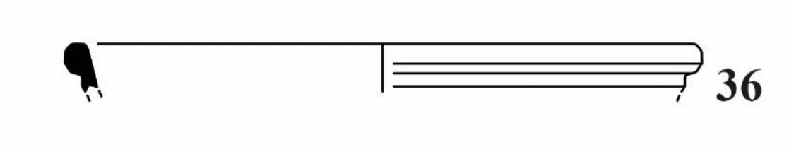 Roman Period Ceramic #2786 technical drawing