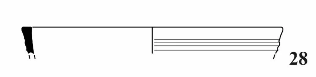 Roman Period Ceramic #2778 technical drawing
