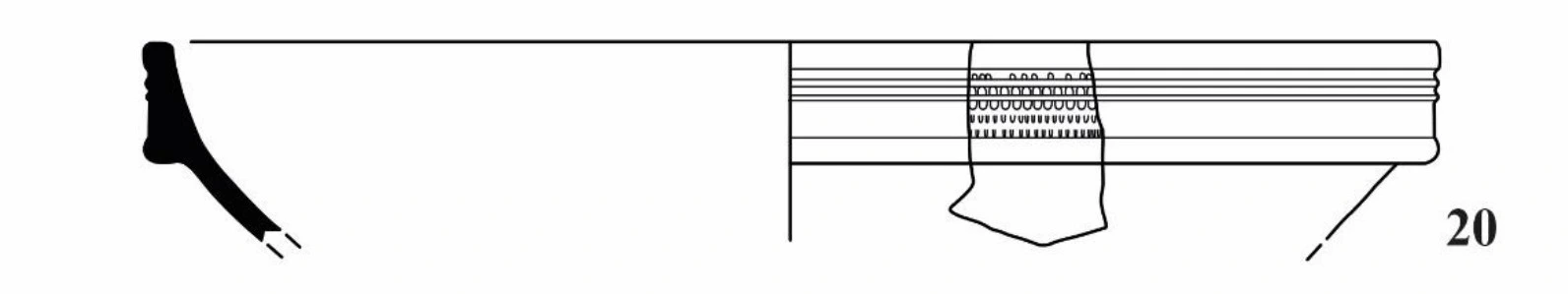 Roman Period Ceramic #2770 technical drawing