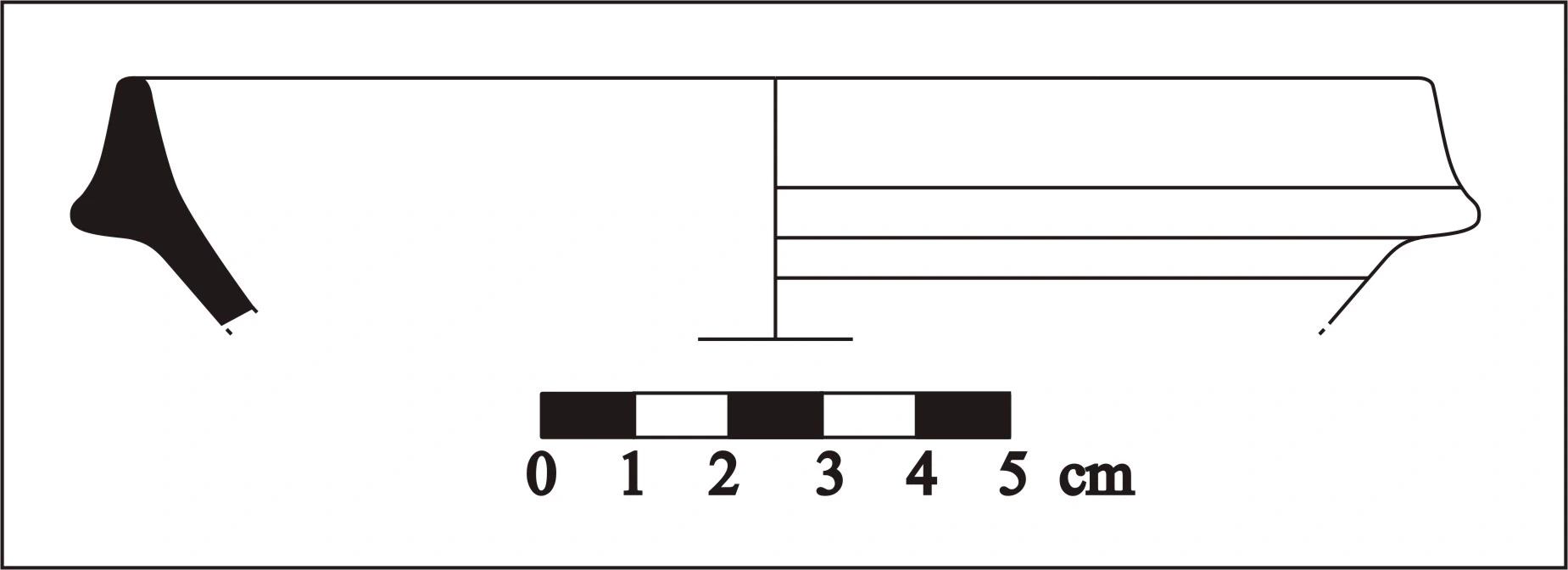 Roman Period Ceramic #508 technical drawing