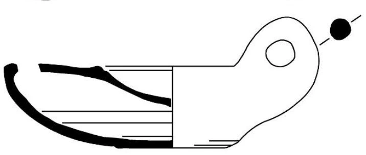 Roman Period Ceramic #2058 technical drawing